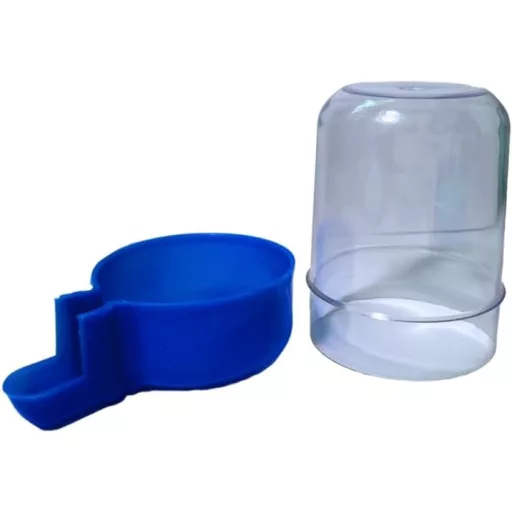ANIMALPLAST 300ml Madárital-adagoló Automatikus Vízadagoló Madárkalitka Kék 2db