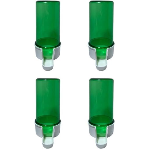 ANIMALPLAST 4 db 200ml madáritató automata madáretetõ zöld széles hálóval