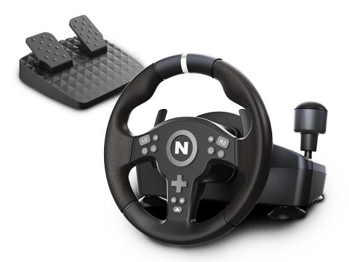 NITHO Drive Pro ONE V200 Volan și Pedale pentru Simulator de Curse cu Unghi de Rotație de 270°, Compatibil PC, PS4, Xbox One, Xbox Series X/S, Incorporat