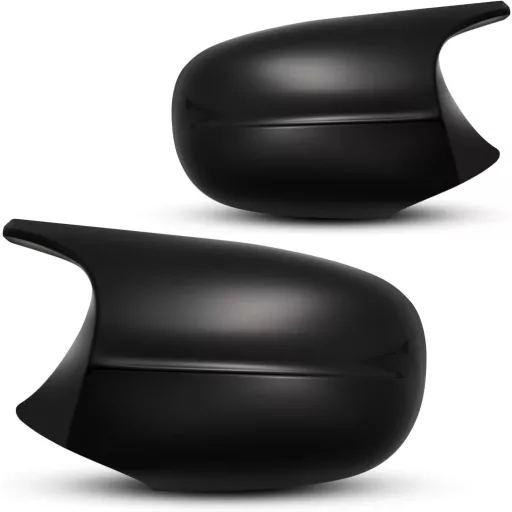 Carcase oglinzi TOPTHAN BMW Seria 3 E90 E91 E92 E93 2008-2013 Oglindă retrovizoare laterală Stânga Dreapta Negru Lucios