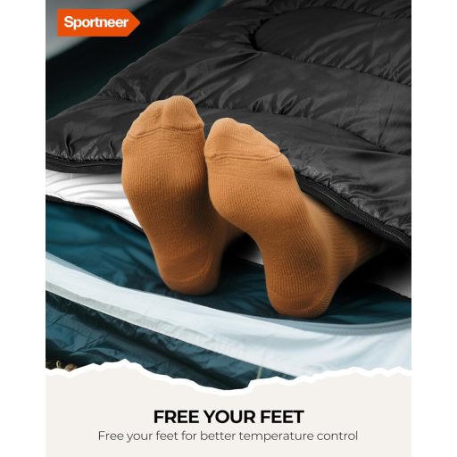 Sportneer spací vak pre dospelých a deti, ľahký a prenosný na kempovanie a turistiku