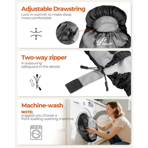 Sportneer Hálózsák Felnőtt Gyerek Könnyű Hordozható Kempingezéshez Túrázáshoz