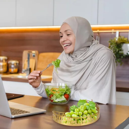 NAVESO Eid Mubarak Hold Csillag Tálca, Ramadan Arany Fém Tányér Szett, Iszlám Ünnepi Asztal Dekoráció