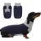 KONVINIT Fleece Kutyapulóver Közepes és Nagy Kutyáknak M-5XL Ujjatlan Állógalléros - M, Brustumfang: 42cm, blue