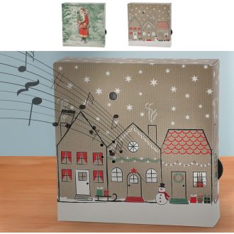   Cepewa Xmas Soundbox mozgásérzékelős karácsonyi hangdoboz szett 2 db