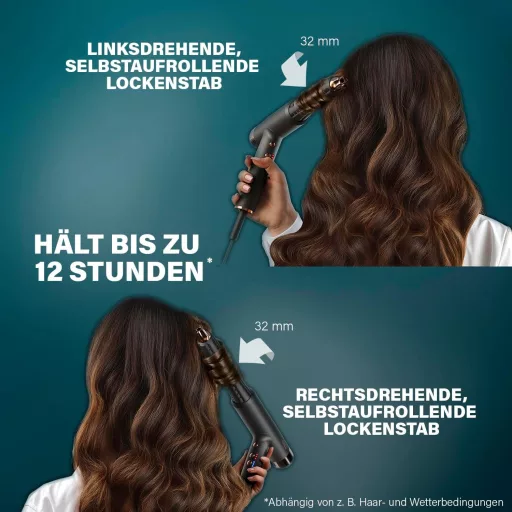 Aparat de coafat Princess Airstyler Pro 7 în 1, 2000W, Tehnologie Ionică, cu Geantă de voiaj