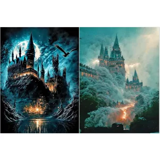   Kssvzz 5D Diamond Painting szett 2 db, felnőtteknek és gyerekeknek, teljes fúrás, dekoráció
