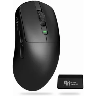   Mouse de gaming wireless RK ROYAL KLUDGE M3, senzor PAW3950 de 30K DPI, ultralejer 47g, polling 8K, conexiune tri-mode, 5 butoane programabile
