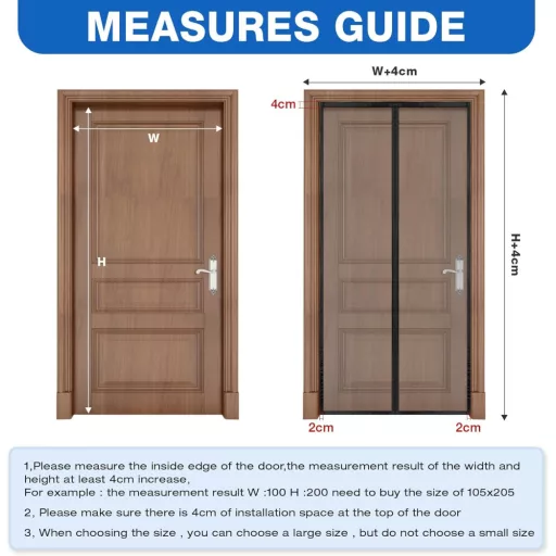 Wzlxcxxy Mágneses Szúnyogháló Erkélyajtóra 140x220cm Fekete