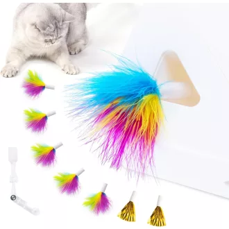   Migipaws 3 az 1-ben interaktív macskajáték, 7 lyukkal, rejtett fogás funkcióval, USB-s töltéssel, 4 kiegészítővel