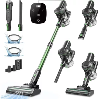   Vexilar V9PRO Vezeték Nélküli Porszívó 40000Pa Szívóerővel, Kefe Nélküli Motor, 50 Perc Üzemidő