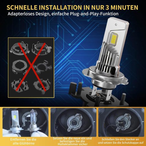 NUROTA H7 Ködlámpa Izzó Autóhoz