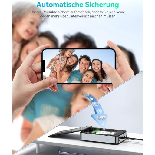 Yottamaster NAS szerver 2,5" SATA HDD/SSD tárolóhoz, hálózati felhő megoldás titkosítással