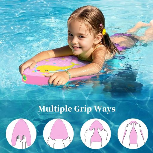 Detská plavecká doska HeySplash s motívom veľryby a vodnou striekačkou na tréning