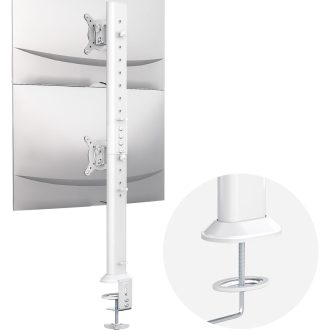   Hemudu Dupla Monitor Tartó Kar 13-34 Colos Képernyőkhöz C-Csatornás Rögzítéssel