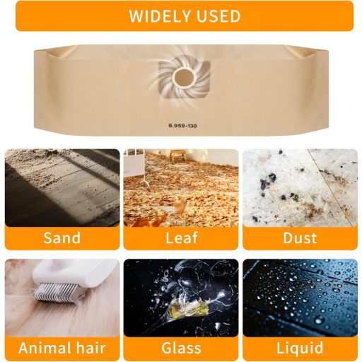 BUCOMTU 20db Papír Szűrőzsák Kärcher WD3 Porszívóhoz 6.959-130.0
