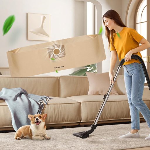 BUCOMTU 20db Papír Szűrőzsák Kärcher WD3 Porszívóhoz 6.959-130.0