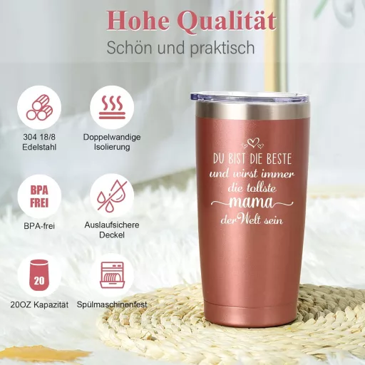 Livole Anyák Napja Ajándék Bögre 600ml Anya Lánynak Kávés Pohár