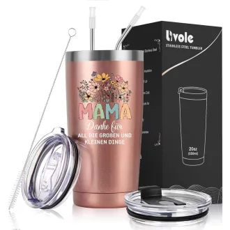   Livole Poklon za Majčin dan Šalica - Termosica od nehrđajućeg čelika 600 ml za Majku od Kćeri