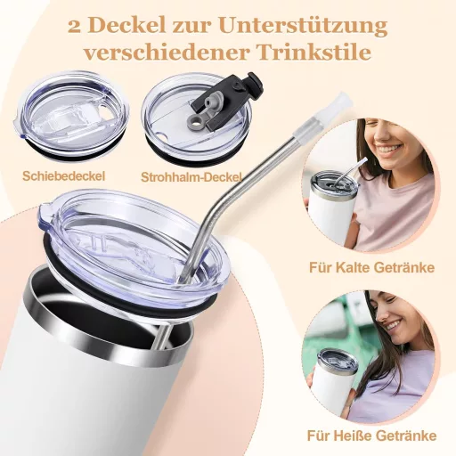 Livole Anya-Lány Ajándék Termosz Bögre 600ml Rozsdamentes Acél Anyák Napja