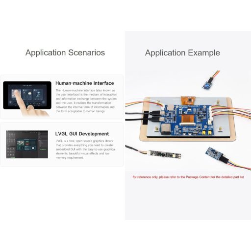 Placă de dezvoltare Waveshare ESP32-S3 cu ecran tactil de 7 inchi, Wi-Fi și Bluetooth