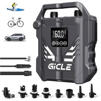   Gicle 60PSI električna SUP pumpa s dvostupanjskim brzim napuhavanjem i 12V priključkom za auto