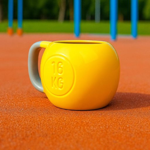 Bidut Kettlebell Fitness Bögre 500ml - Edzés Ajándék Kerámia Kávésbögre