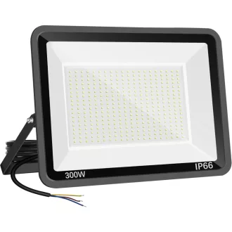   Proiector LED exterior Niserelesa 300W, 30000 lm, IP66, rezistent la apă, alb cald