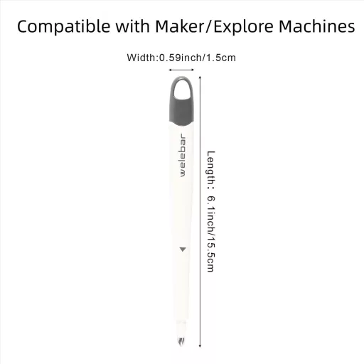 Welebar ryhovací stylus pre Cricut Maker 3/4 a Explore 3/4 Air 2 na skladanie kariet