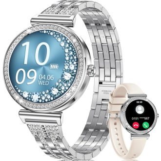   CIVO Smartwatch Ceas Fitness Femei Ceas Sport Impermeabil cu Funcție Telefonică Android iOS