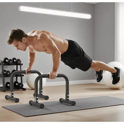 RELIFE Rebuild Your Life Stație de tracțiuni bare paralele, bancă de antrenament pentru exerciții acasă.