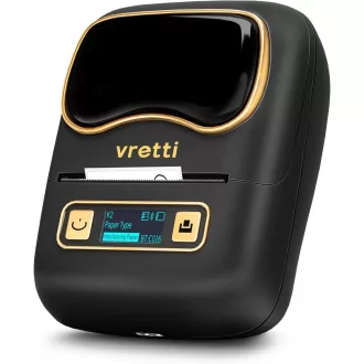   Imprimantă termică portabilă Vretti K2 Bluetooth, compatibilă iOS și Android, 20-50 mm
