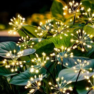   Redefun napelemes kerti lámpa szolár 160 LED 8 módú vízálló 2db