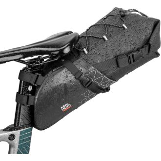   Geantă de șa impermeabilă KEMIMOTO 11L pentru bicicletă, MTB și e-bike