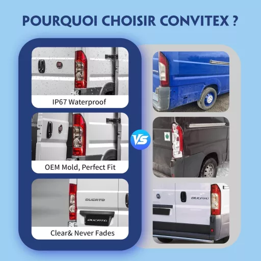 Convitex hátsó lámpa Citroën Jumper Peugeot Boxer 2006-2014 bal oldal