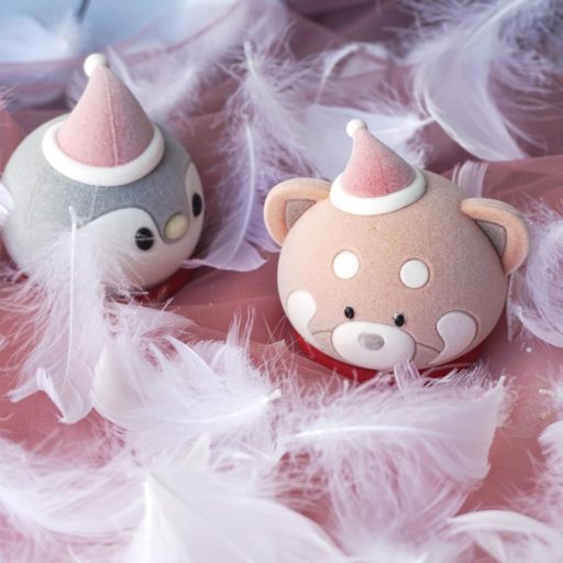 ENLACE set ukrasnih pera za rukotvorine, 200 komada, bijelo-ružičasta