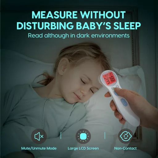 Femometer Érintésmentes Homlok Hőmérő Infravörös Lázmérő Csecsemőknek Gyerekeknek Felnőtteknek