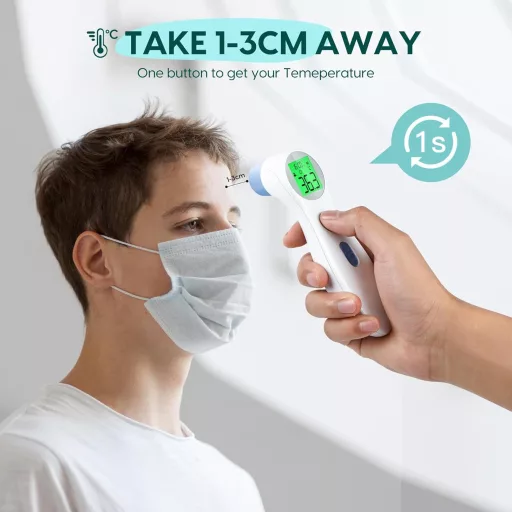 Femometer Érintésmentes Homlok Hőmérő Infravörös Lázmérő Csecsemőknek Gyerekeknek Felnőtteknek