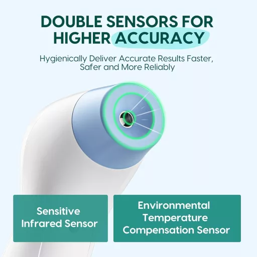 Femometer Érintésmentes Homlok Hőmérő Infravörös Lázmérő Csecsemőknek Gyerekeknek Felnőtteknek