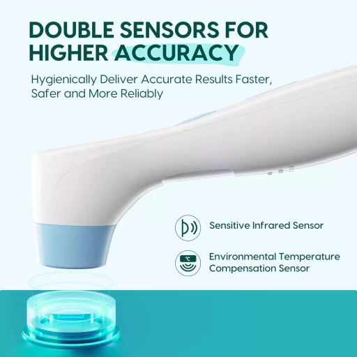 Femometer Érintésmentes Homlok Hőmérő Infravörös Lázmérő Csecsemőknek Gyerekeknek Felnőtteknek