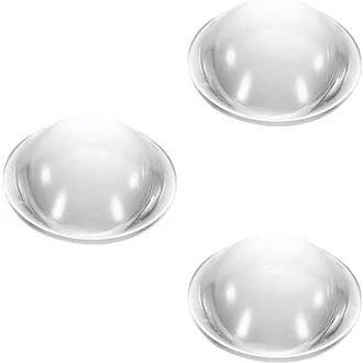   PATIKIL 52mm Domború Lencse 3db Akril LED Optika Fényszóró Lámpa
