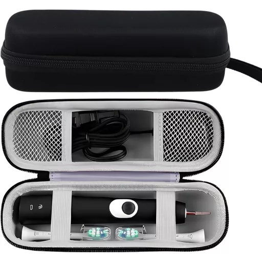 Duronge Elektromos Fogkefe Tárolódoboz Utazáshoz, 6 Fejhez, Oral-B/Philips Sonicare Kompatibilis