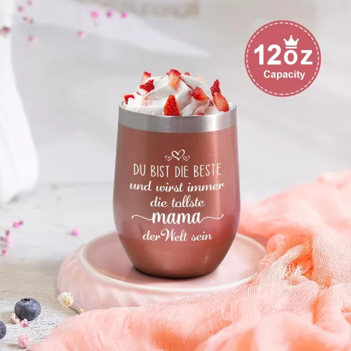 Livole Termo Šalica za Majčin Dan - 600ml Duplo Stijenka Izolirana Poklon