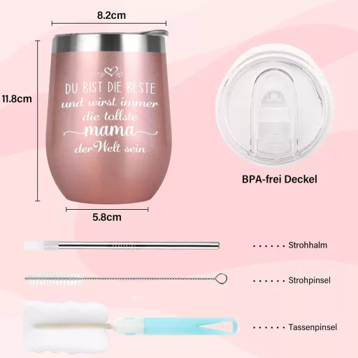 Livole Termikus Bögre Anyák Napjára - 600ml Dupla Falú Hőtartó Ajándék