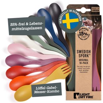   Light My Fire Spork Original 3az1-ben evőeszköz kempingezéshez BPA mentes