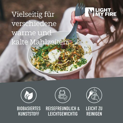 Light My Fire Spork Original 3az1-ben evőeszköz kempingezéshez BPA mentes