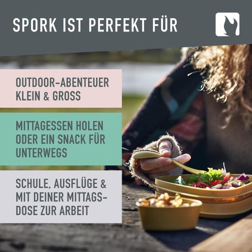 Light My Fire Spork Original 3az1-ben evőeszköz kempingezéshez BPA mentes