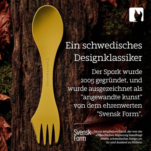 Light My Fire Spork Original 3az1-ben evőeszköz kempingezéshez BPA mentes