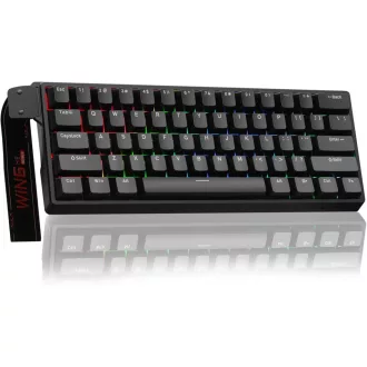   CORBOBO WIN60 HE vezetékes 60% mechanikus gamer billentyűzet mágneses switch hot swap RGB 8000 Hz rapid trigger PC fekete
