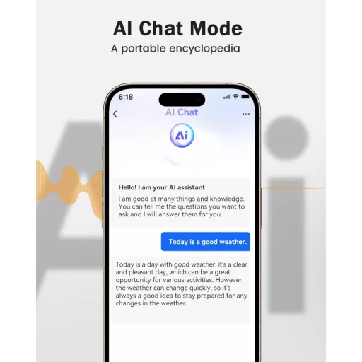 ANSTEN Căști de traducere în timp real, 134 de limbi, traducere Bluetooth